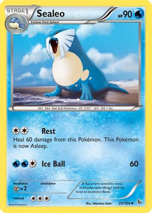 [PKM] Sealeo (25/106) [XY: Flashfire]