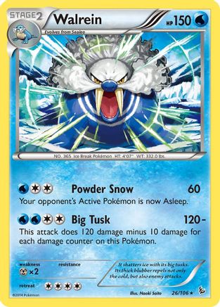 [PKM] Walrein (26/106) [XY: Flashfire]