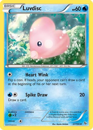 [PKM] Luvdisc (27/106) [XY: Flashfire]