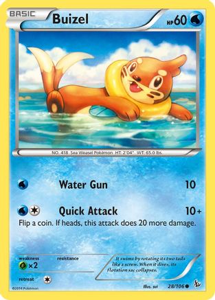 [PKM] Buizel (28/106) [XY: Flashfire]