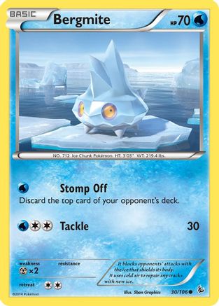 [PKM] Bergmite (30/106) [XY: Flashfire]