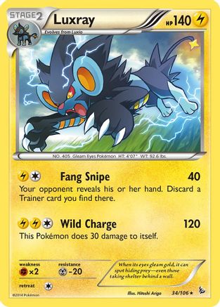 [PKM-R] Luxray (34/106) [XY: Flashfire]