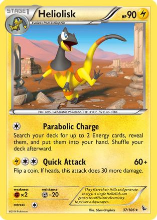 [PKM] Heliolisk (37/106) [XY: Flashfire]