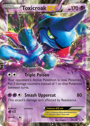 [PKM] Toxicroak EX (41/106) [XY: Flashfire]