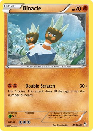 [PKM] Binacle (48/106) [XY: Flashfire]