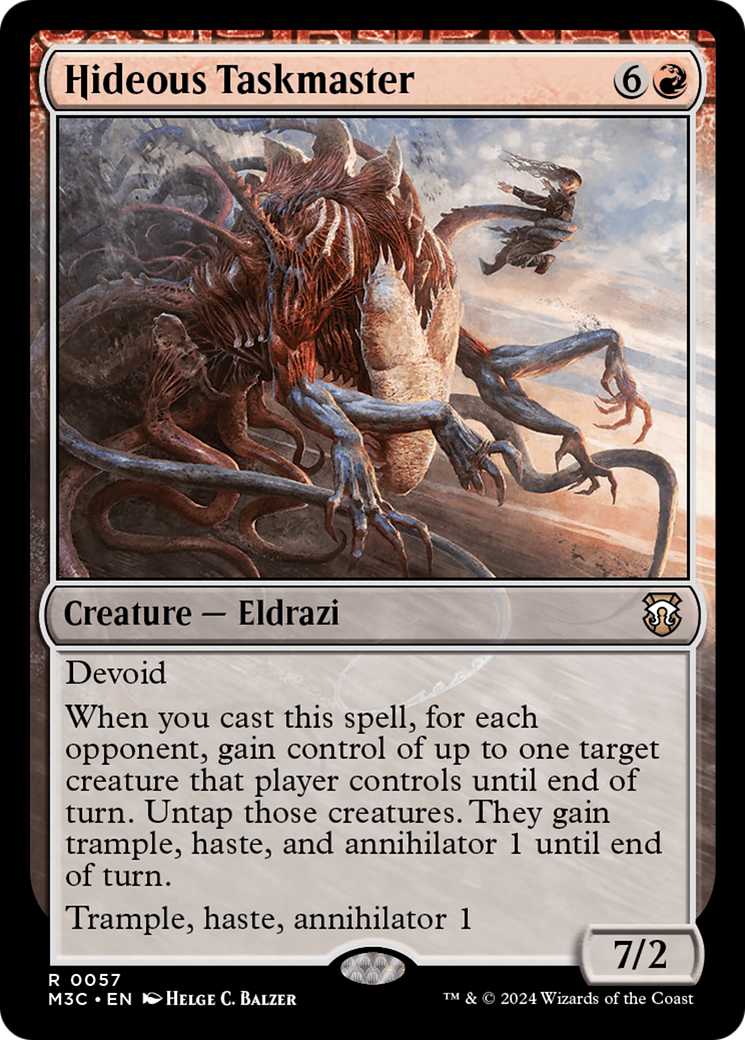{R} Hideous Taskmaster [Modern Horizons 3 Commander][M3C 057]