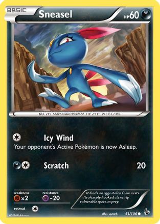 [PKM] Sneasel (51/106) [XY: Flashfire]