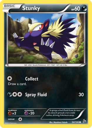 [PKM] Stunky (54/106) [XY: Flashfire]