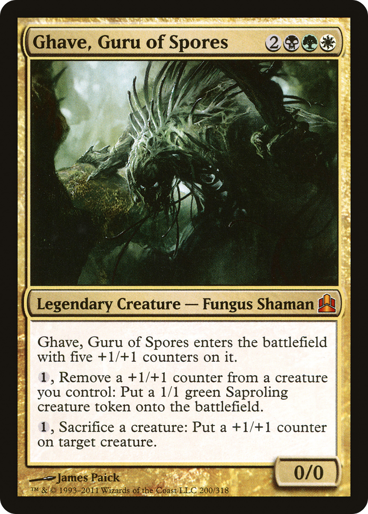 {R} Ghave, Guru of Spores [Commander 2011][CMD 200]