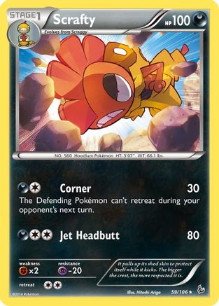 [PKM] Scrafty (59/106) [XY: Flashfire]
