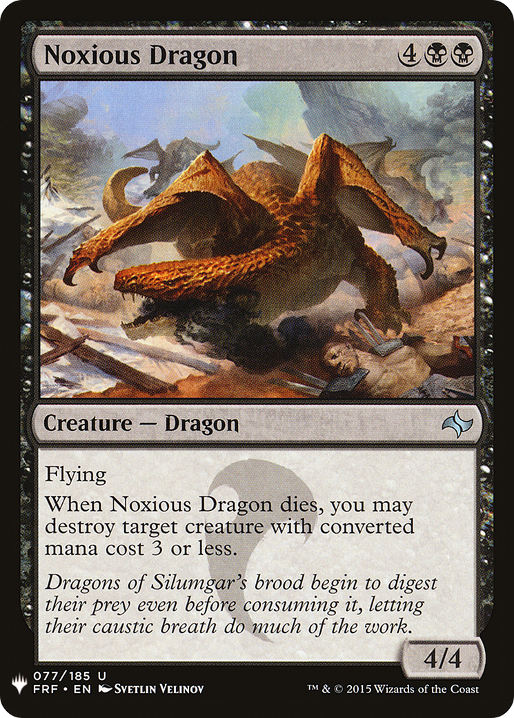 {C} Noxious Dragon [Mystery Booster][LS FRF 077]