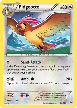 [PKM] Pidgeotto (76/106) [XY: Flashfire]