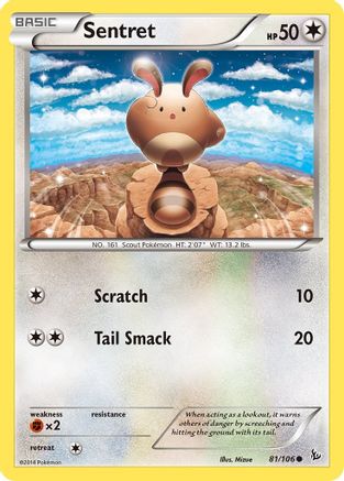 [PKM] Sentret (81/106) [XY: Flashfire]