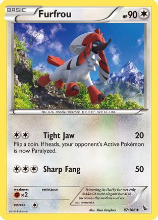 [PKM] Furfrou (87/106) [XY: Flashfire]