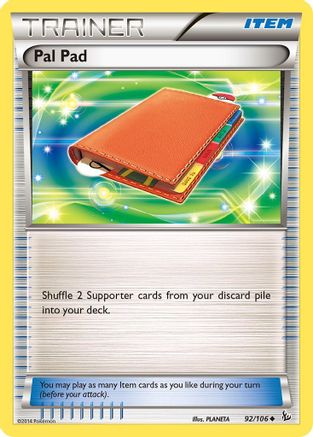 [PKM] Pal Pad (92/106) [XY: Flashfire]