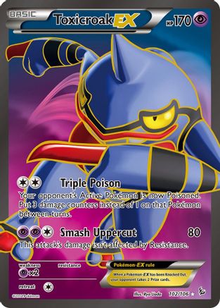 [PKM] Toxicroak EX (102/106) [XY: Flashfire]