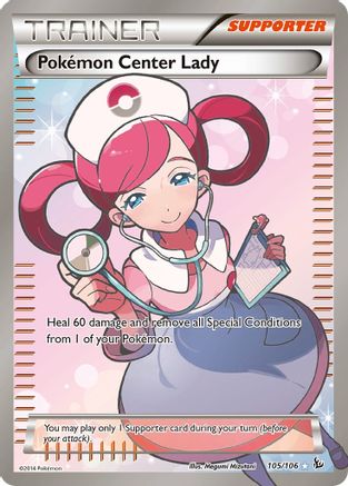 [PKM] Pokemon Center Lady (105/106) [XY: Flashfire]