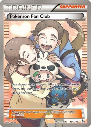 [TR] Pokemon Fan Club (106/106) [XY: Flashfire]