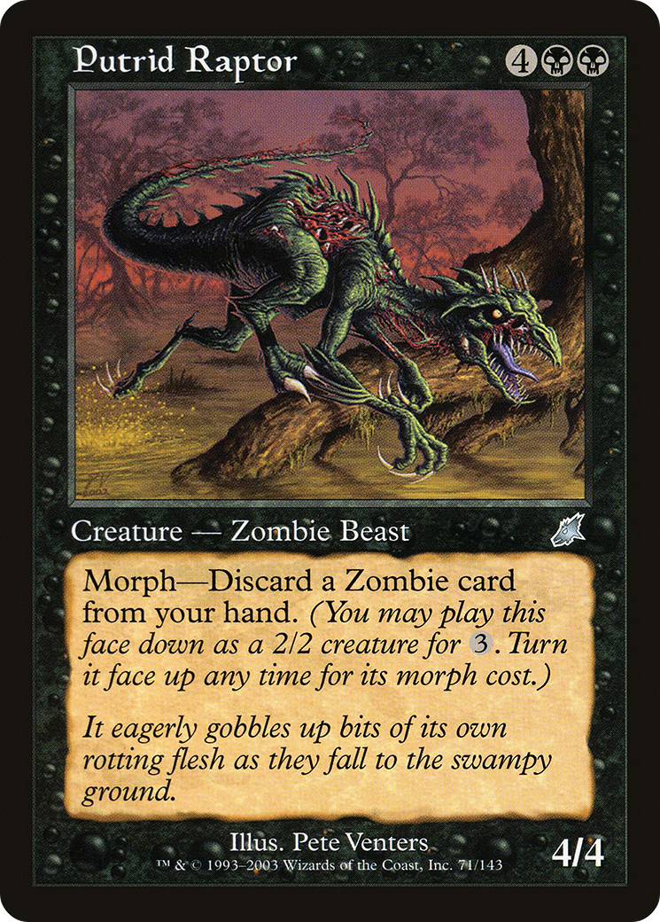 {C} Putrid Raptor [Scourge][SCG 071]