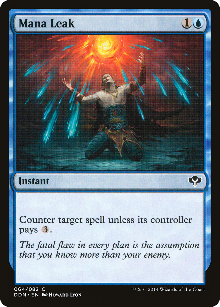 {C} Mana Leak [Duel Decks: Speed vs. Cunning][DDN 064]