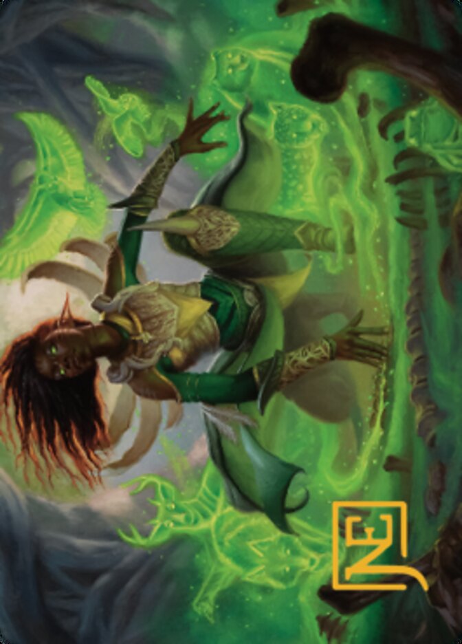 {A} Fauna Shaman Art Card (Gold-Stamped Signature) [The Brothers' War Art Series][GS ABRO 024]