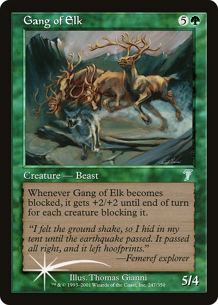 {C} Gang of Elk [Seventh Edition][7ED 247]