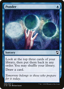 {C} Ponder [Commander 2018][C18 096]