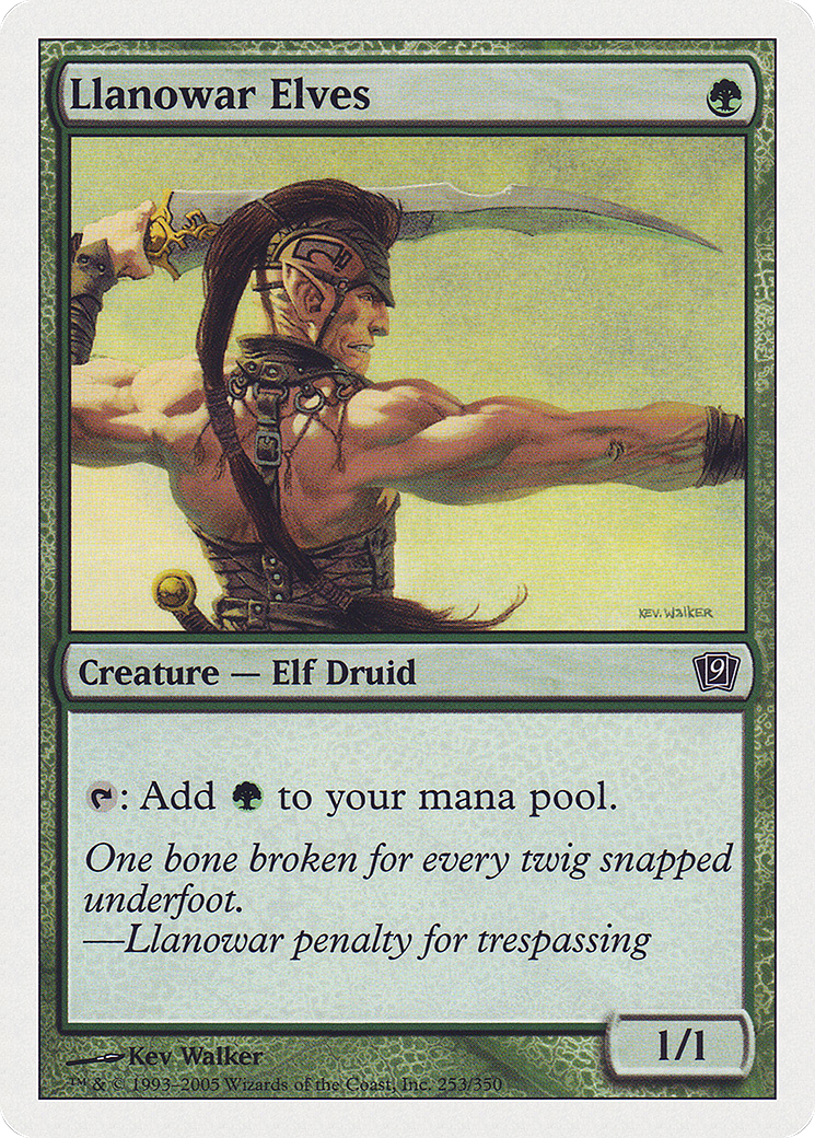 {C} Llanowar Elves [Ninth Edition][9ED 253]