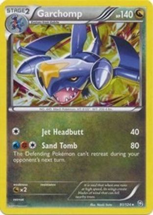[PKM] Garchomp (91/124) (Cracked Ice Holo) (Theme Deck Exclusive) [Black & White: Dragons Exalted]