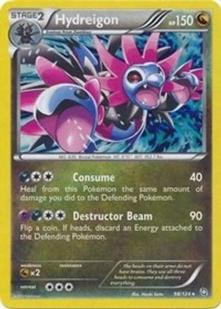 [PKM] Hydreigon (98/124) (Cracked Ice Holo) (Theme Deck Exclusive) [Black & White: Dragons Exalted]