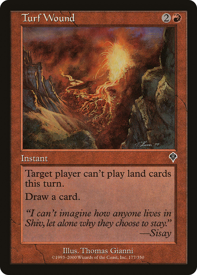 {C} Turf Wound [Invasion][INV 177]