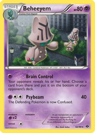 [PKM] Beheeyem (62/99) (Cosmos Holo) [Black & White: Next Destinies]