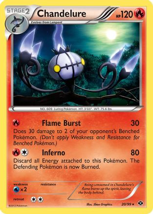 [PKM-R] Chandelure (20/99) [Black & White: Next Destinies]