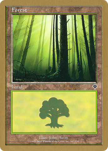 {B}[GB WC01 JT347A] Forest (jt347a) (Jan Tomcani) [World Championship Decks 2001]