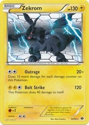 [PKM] Zekrom (50/99) (Theme Deck Exclusive) [Black & White: Next Destinies]
