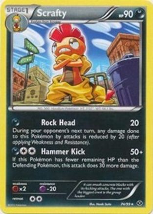 [PKM] Scrafty (74/99) (Theme Deck Exclusive) [Black & White: Next Destinies]