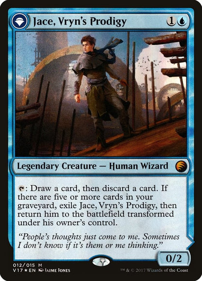 {R} Jace, Vryn's Prodigy // Jace, Telepath Unbound [From the Vault: Transform][V17 012] - Misty Mountain Games