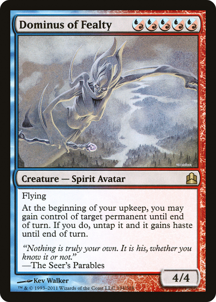 {R} Dominus of Fealty [Commander 2011][CMD 194]