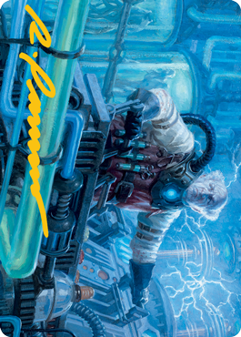 {A} Ludevic, Necrogenius Art Card (Gold-Stamped Signature) [Innistrad: Midnight Hunt Art Series][GS AMID 065]
