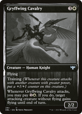 {C} Gryffwing Cavalry [Innistrad: Double Feature][DBL 283]