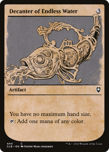 {C} Decanter of Endless Water (Showcase) [Commander Legends: Battle for Baldur's Gate][CLB 444]