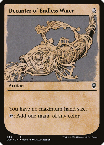 {C} Decanter of Endless Water (Showcase) [Commander Legends: Battle for Baldur's Gate][CLB 444]