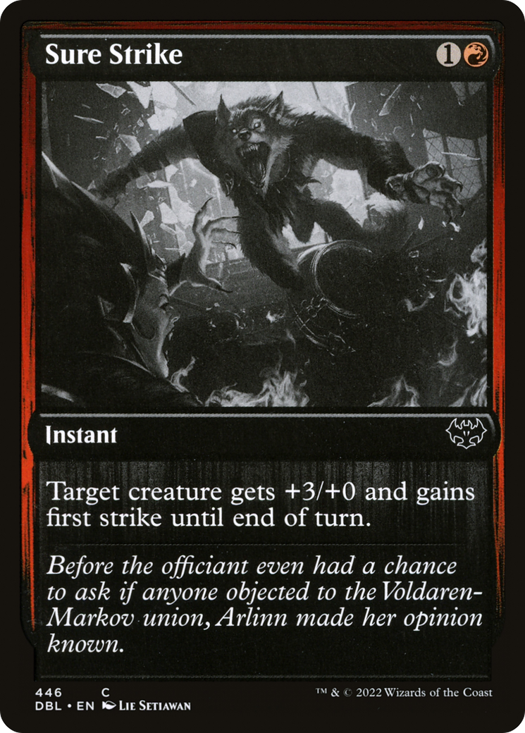 {C} Sure Strike [Innistrad: Double Feature][DBL 446]