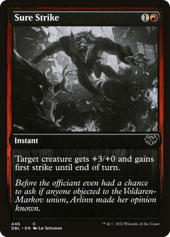 {C} Sure Strike [Innistrad: Double Feature][DBL 446]