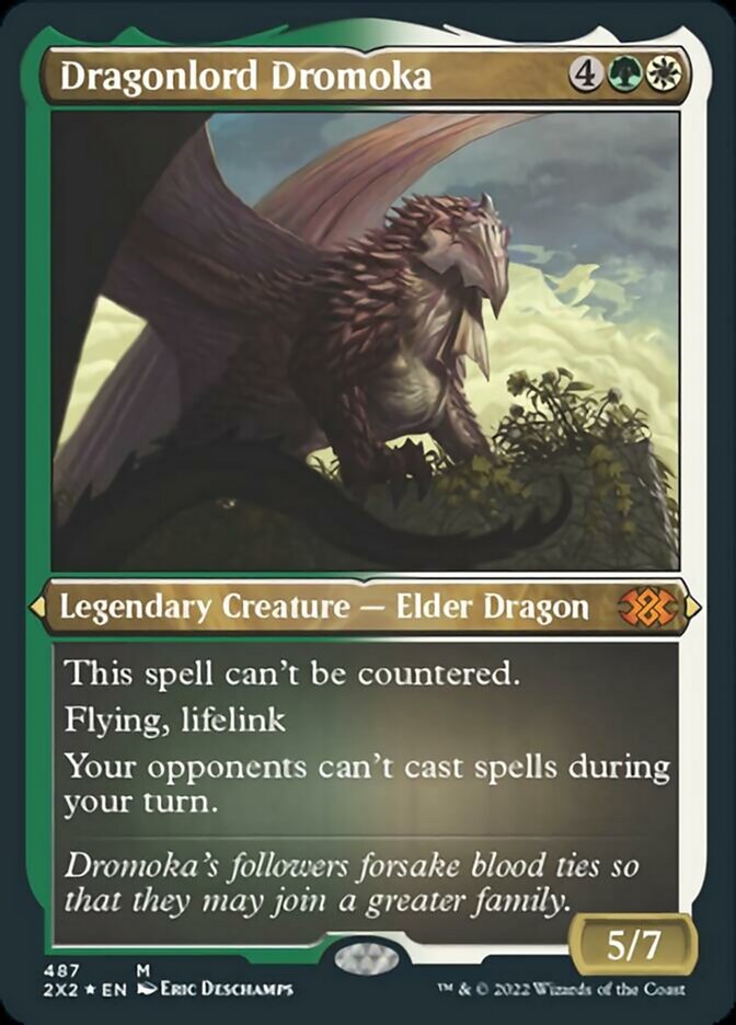 {R} Dragonlord Dromoka (Foil Etched) [Double Masters 2022][2X2 487]