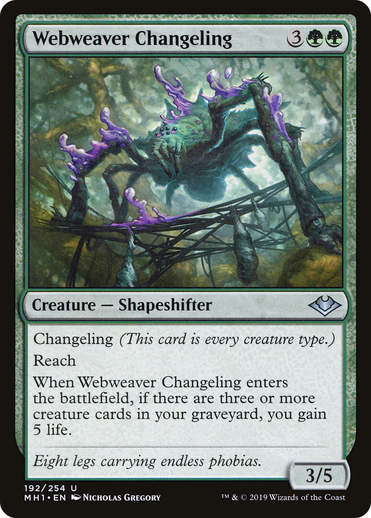 {C} Webweaver Changeling [Modern Horizons][MH1 192]