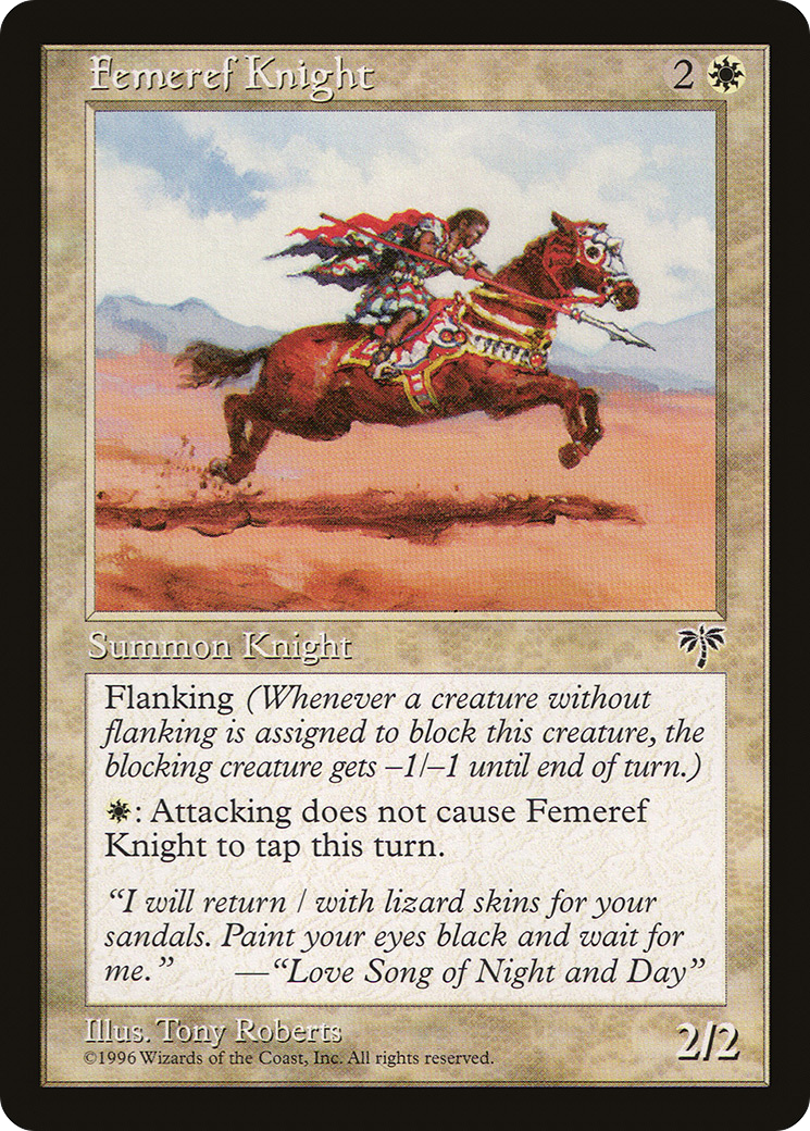 {C} Femeref Knight [Mirage][MIR 018]