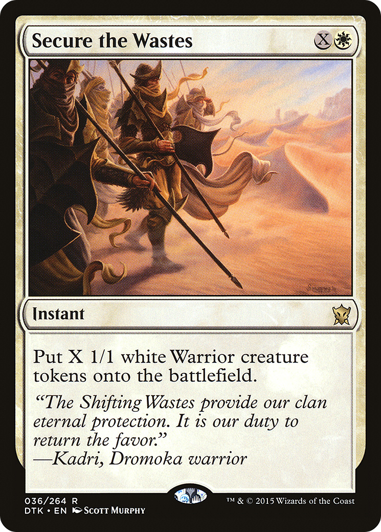 {R} Secure the Wastes [Dragons of Tarkir][DTK 036]