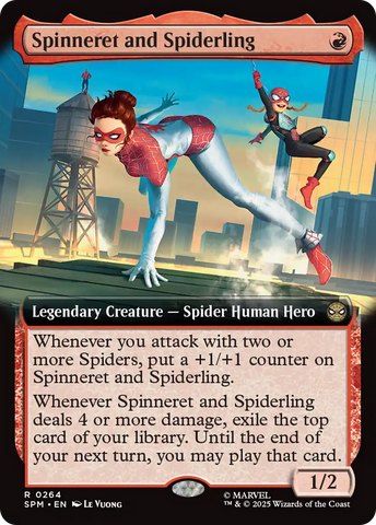 {@@ SPM R} Spinneret and Spiderling (Extended Art) [Marvel's Spider-Man] [SPM 264]