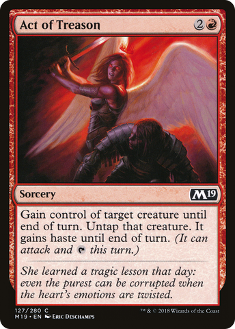 {C} Act of Treason [Core Set 2019][M19 127]